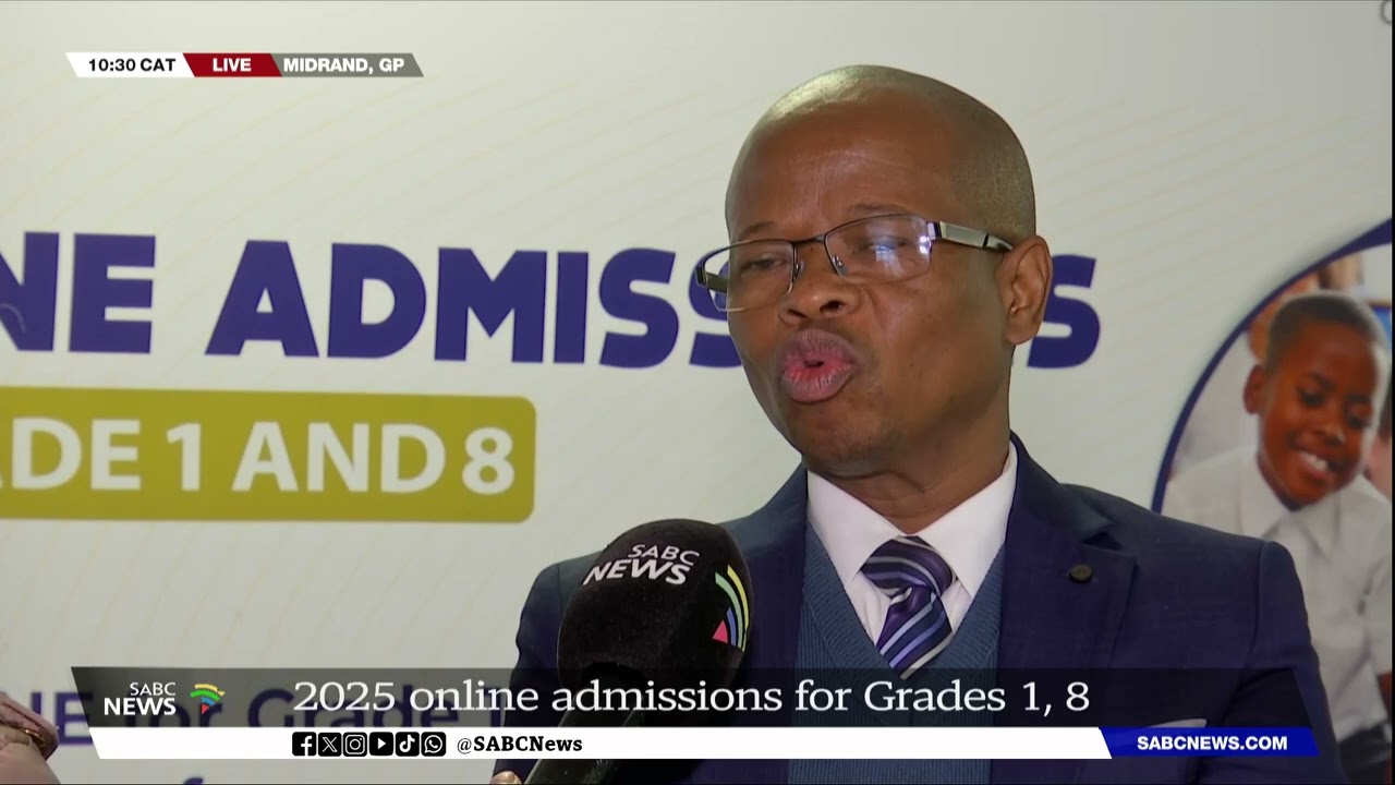 2025 online admissions for Grade 1 and 8 in Gauteng begin 11 July