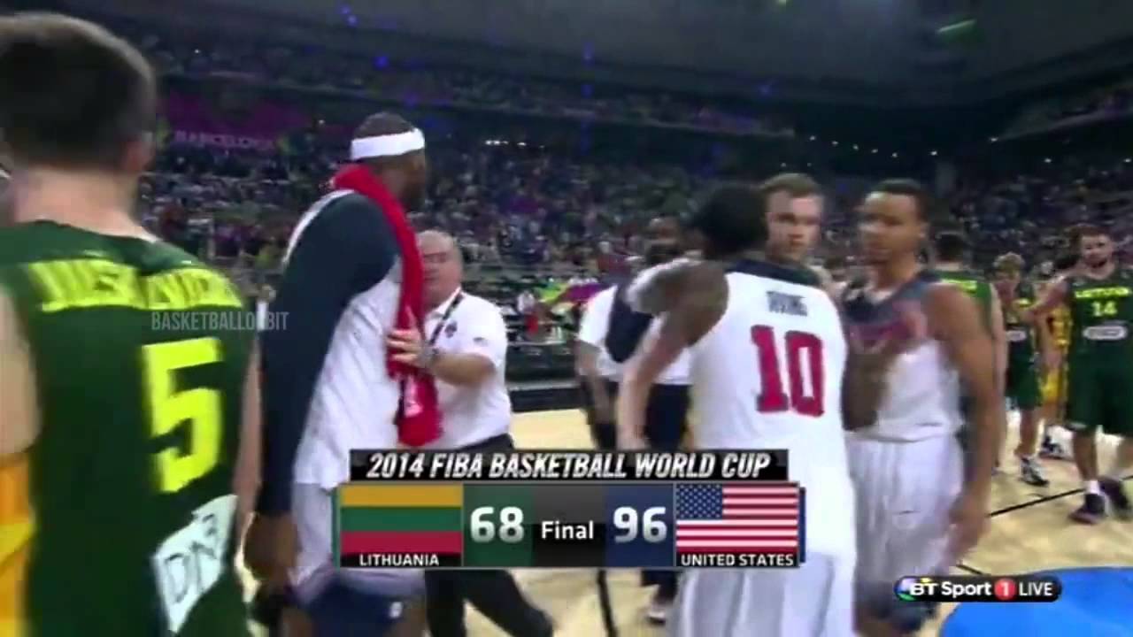 Fight after the game | USA vs Lithuania | September 11, 2014 | Basketball | FIBA 2014