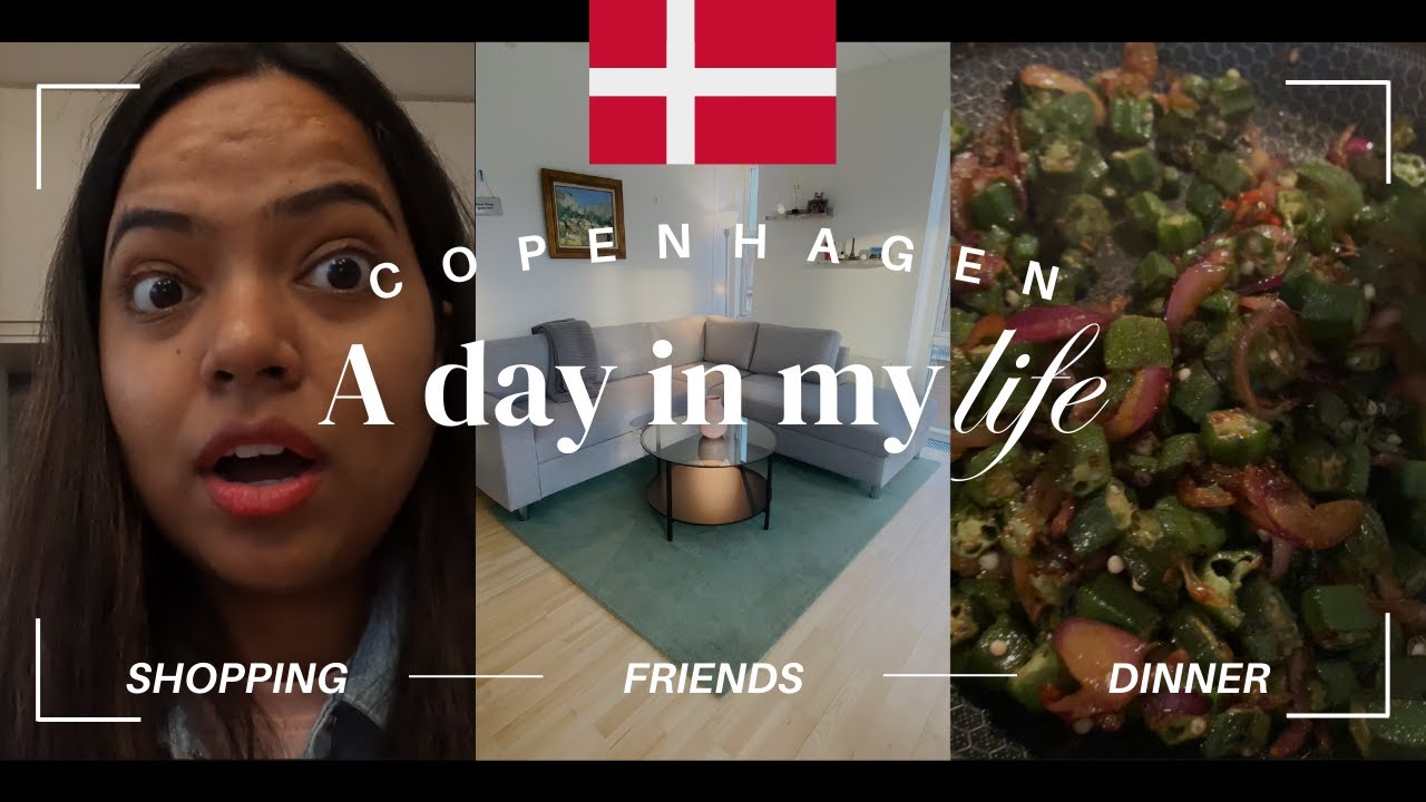 A day in my life in Denmark | Friends | Indian Grocery 