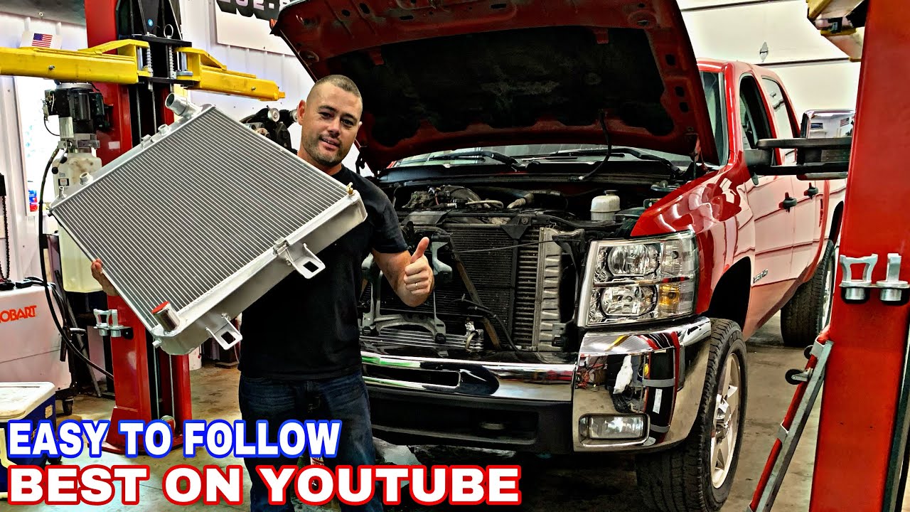 Как снять и установить радиатор Duramax!
