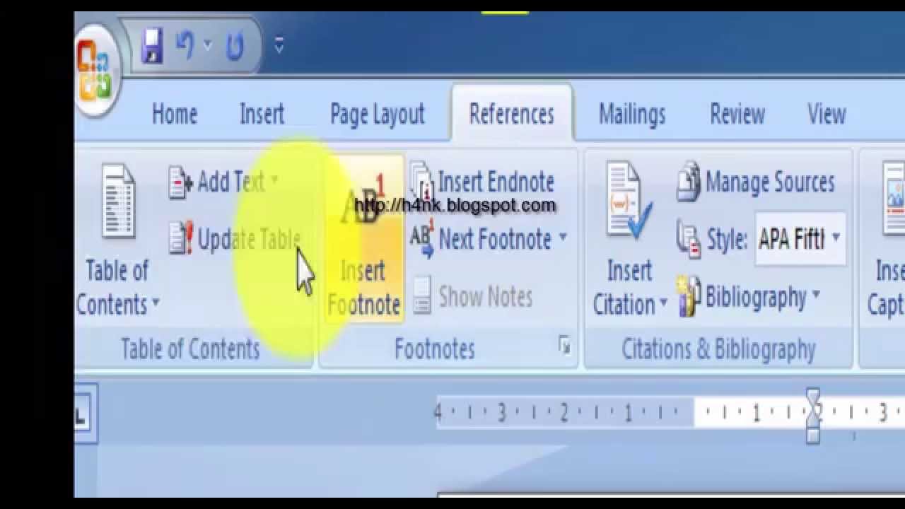 #-6 Membuat Daftar Isi Otomatis Dengan MS Wold [Tutorial]