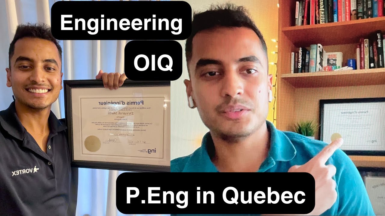 Becoming a Professional Engineer (P.Eng) in Quebec | Ingénieur au Québec #oiq #engineer #quebec #ing