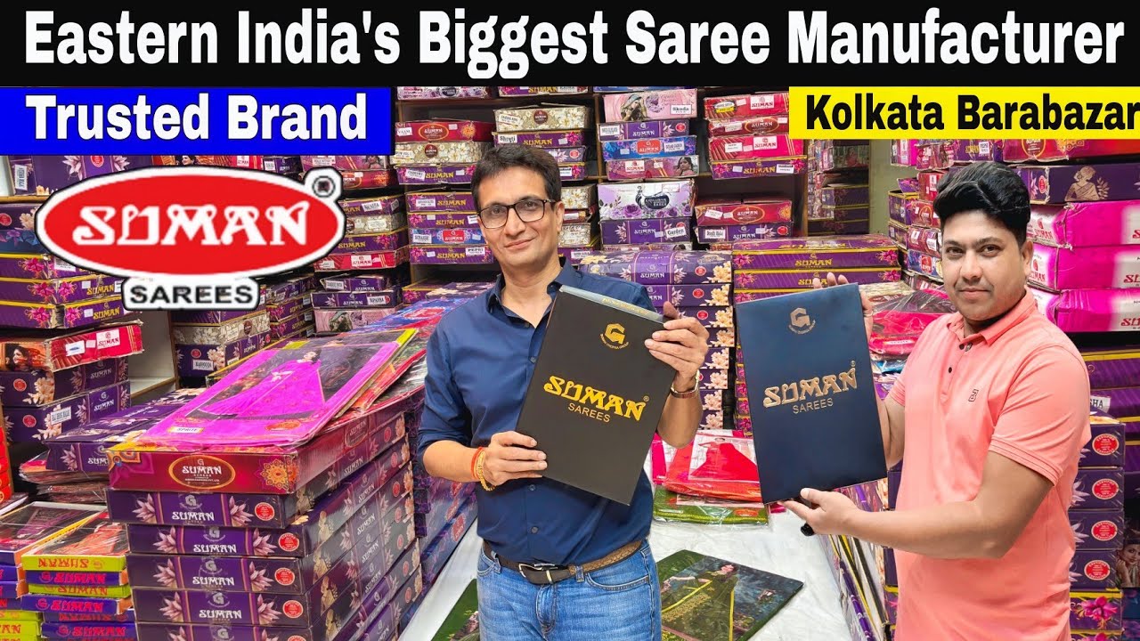 Barabazar Saree Wholesale Market | Fancy Silk & Cotton Saree Biggest Manufacturer in Kolkata 