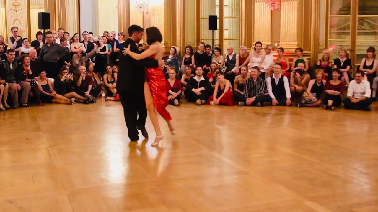 Tango Lunes.Gustavo Rosas.  Demo con Gisela Natoli en Bordeaux Nov.2019.FRANCIA.