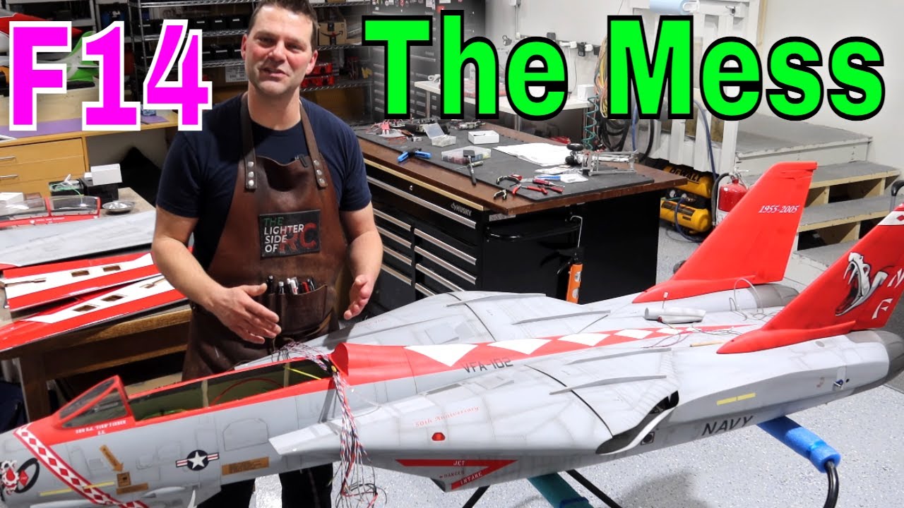 The GIANT F14 Gets Organized - Skymaster F-14 TOPGUN Tomcat