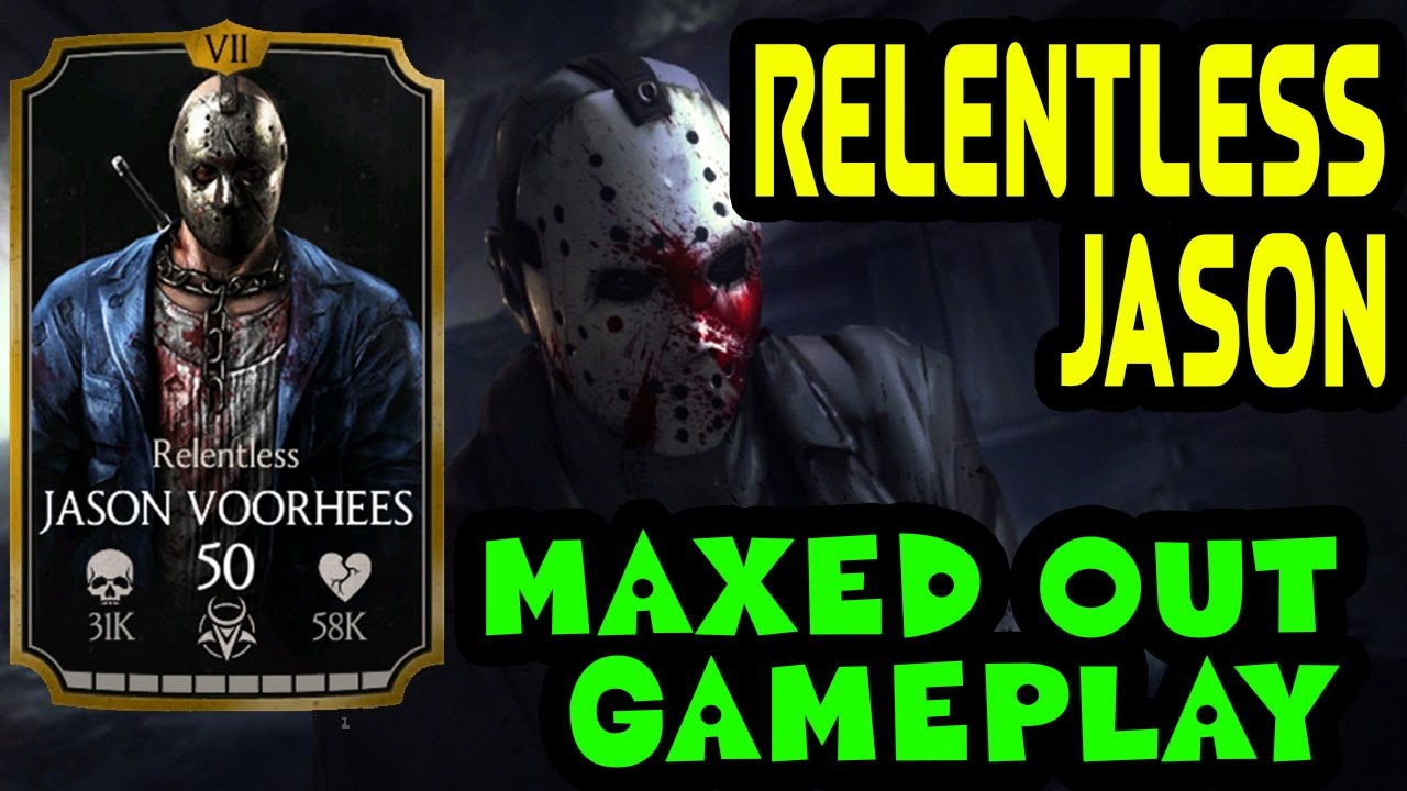 Relentless Jason Voorhees MAXED OUT in MKX Mobile. Stats, moves and specials gameplay.