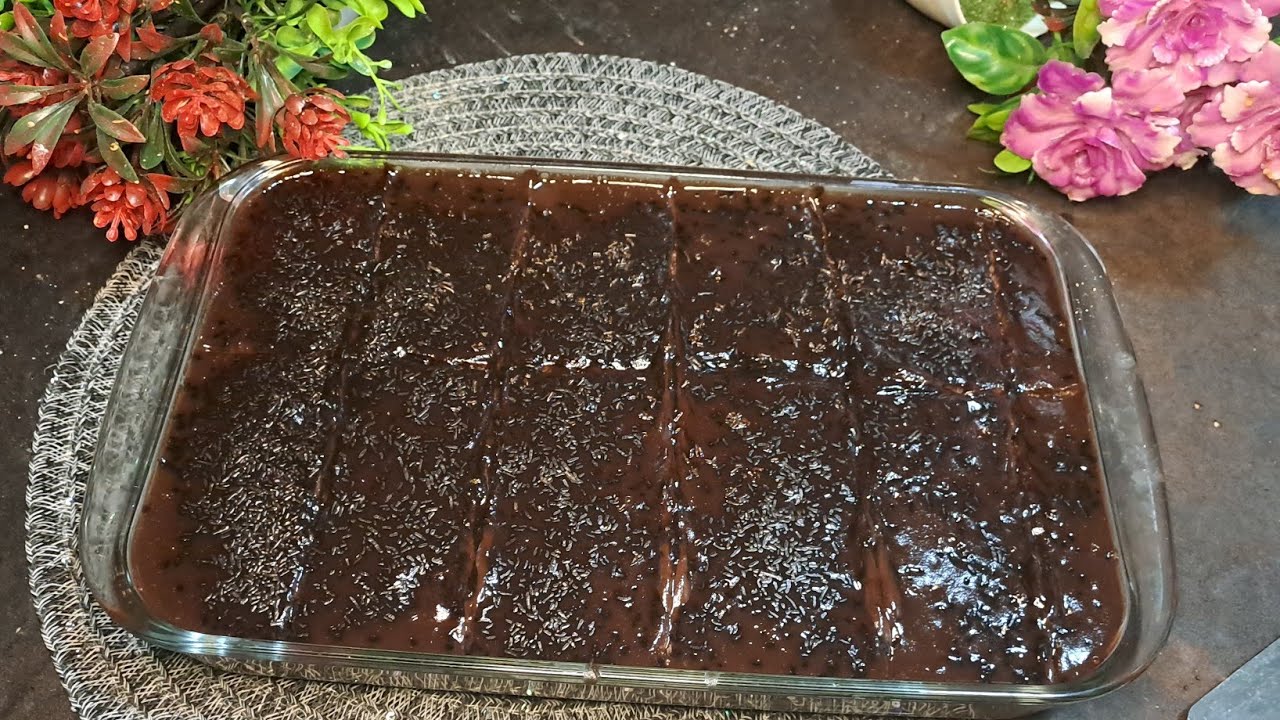 كيكة الشكولاته بصوص أكثر من رائع تستحق تجربوها 
