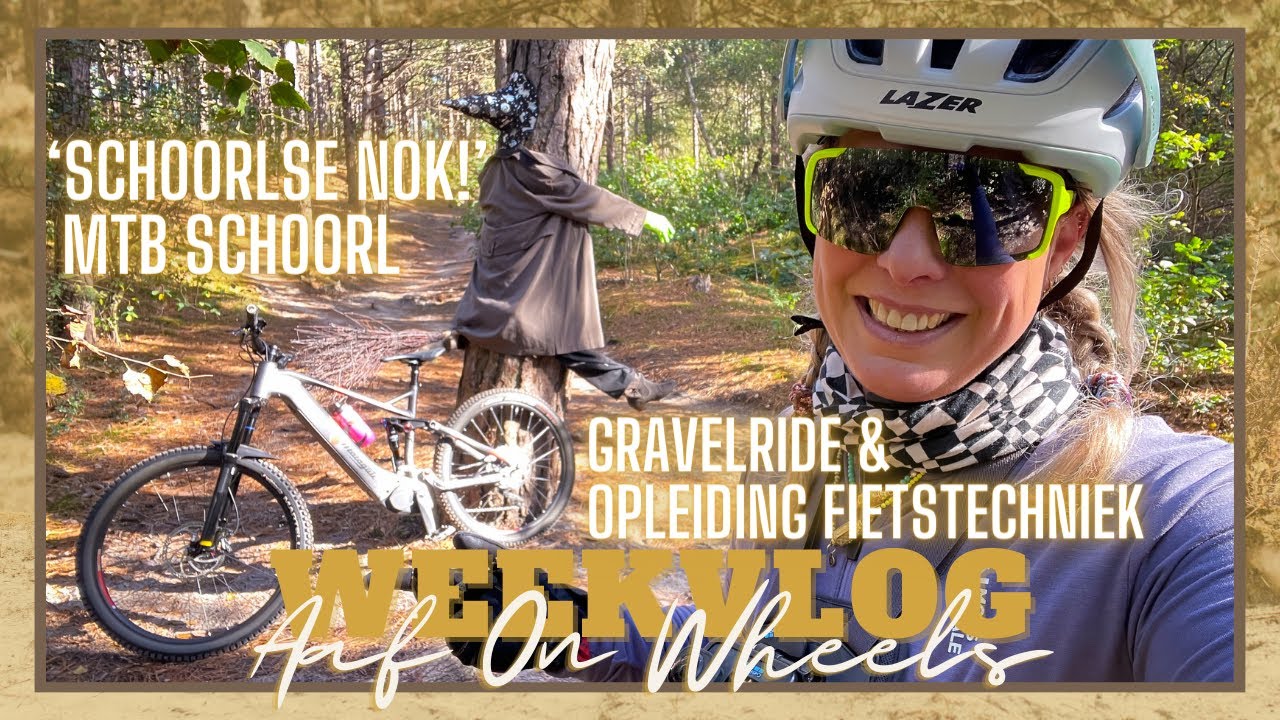 GRAVELRIDE TIME! | E- MTB SCHOORL OP MALAGUTI | OPLEIDING FIETSTECHNIEK・VLOG 