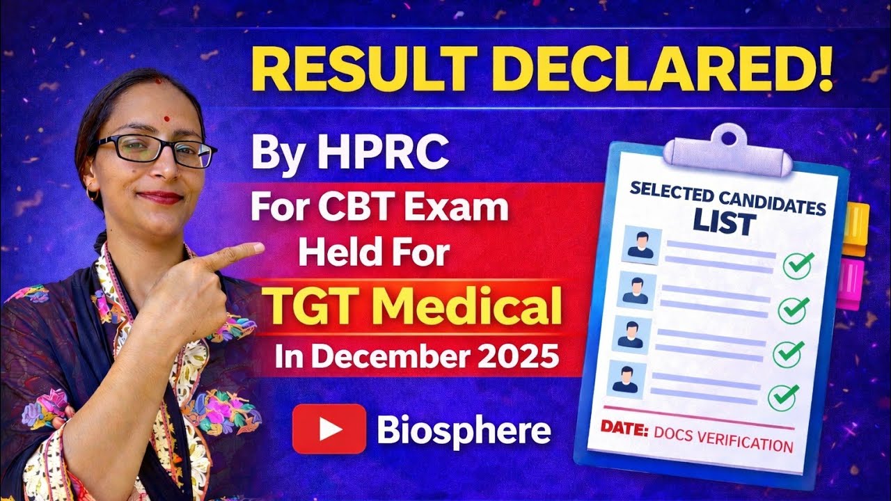 HPRCA TGT medical result declared !! Document verification date and required documents 