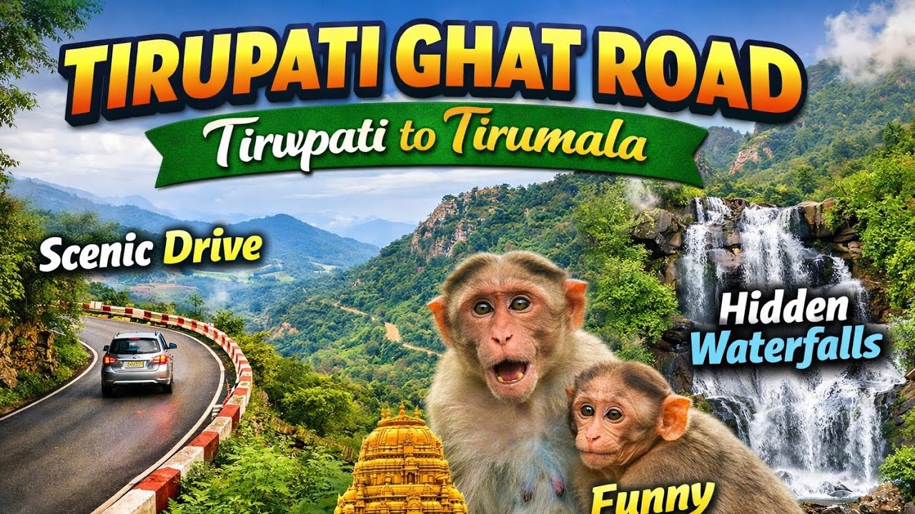 Tirumala Ghat Road | Waterfalls | Tirupati Bus Station #Tirupati #Tirumala #HiddenWaterfalls