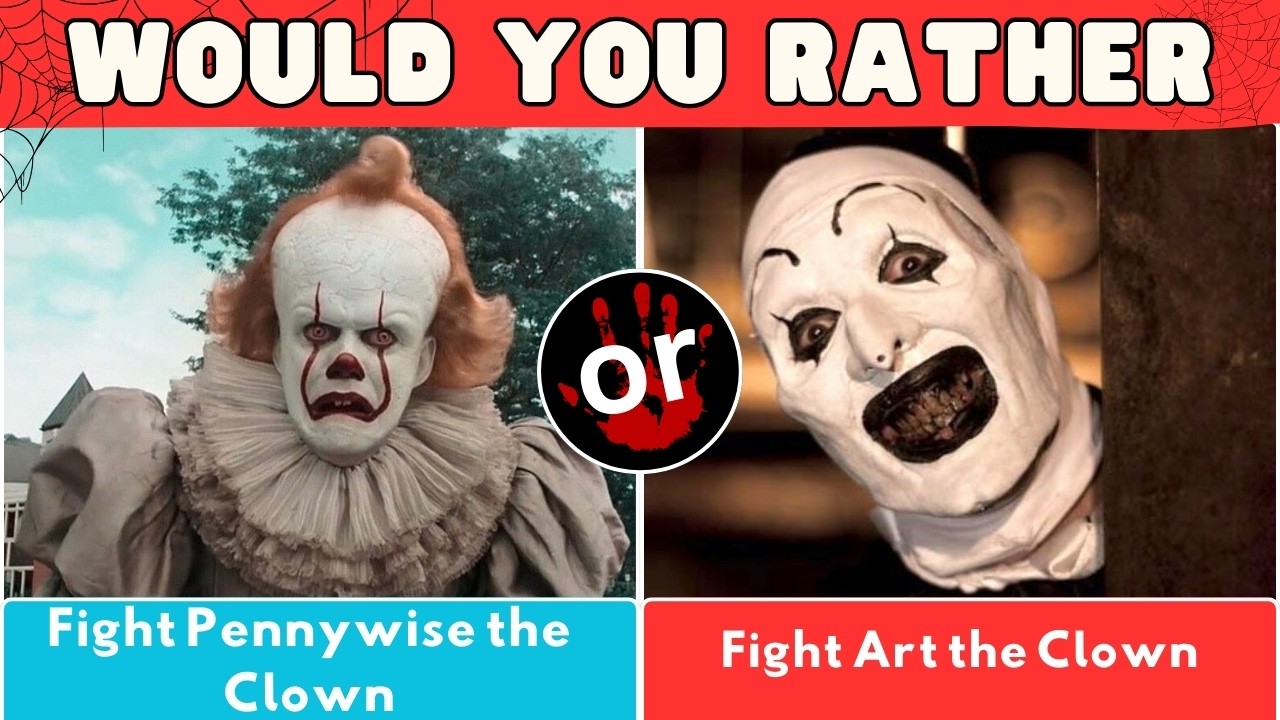 Would you Rather ... Horror Edition 😱🤡 - Scary Movies - HALLOWEEN 2024