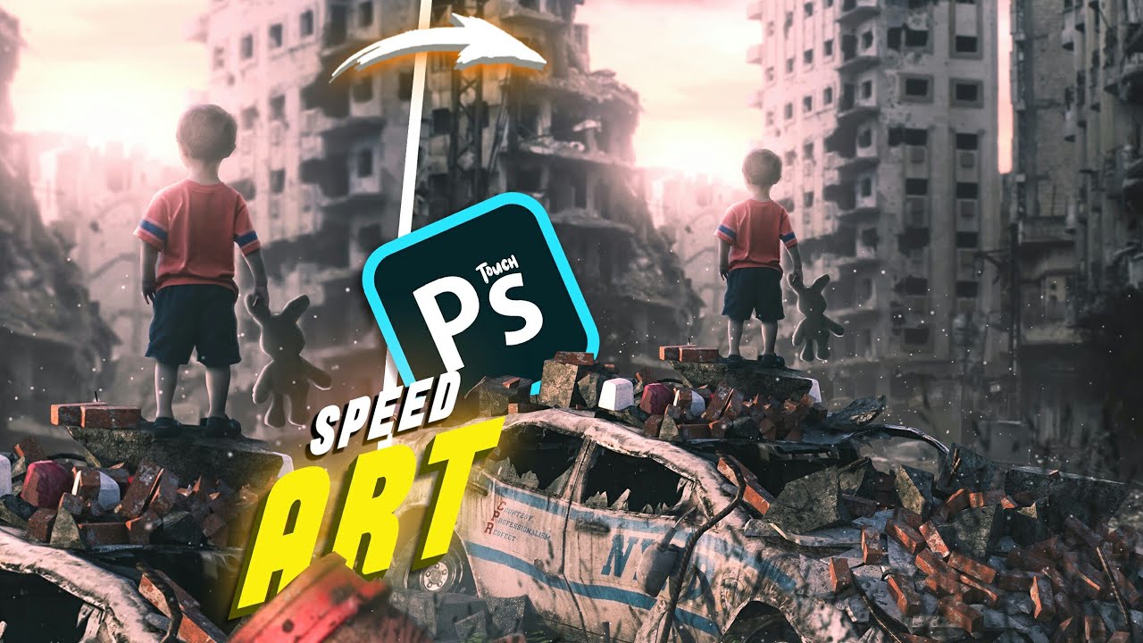 THE LOST WORLD | Speed Art (PS TOUCH)