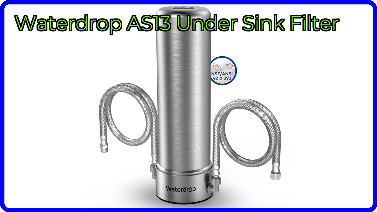 REVIEW (2026): Waterdrop AS13 Under Sink Filter. ESSENTIAL details.