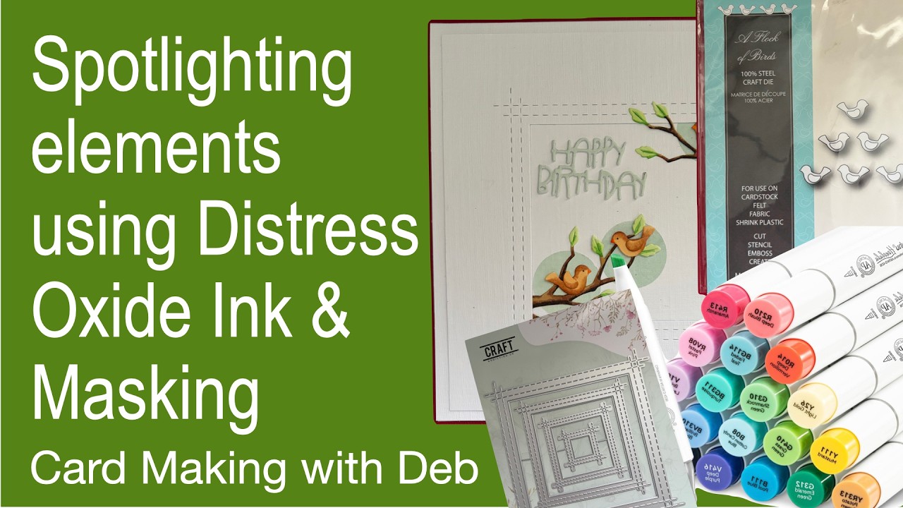 Spotlighting Elements using Distress Oxide Ink Pads