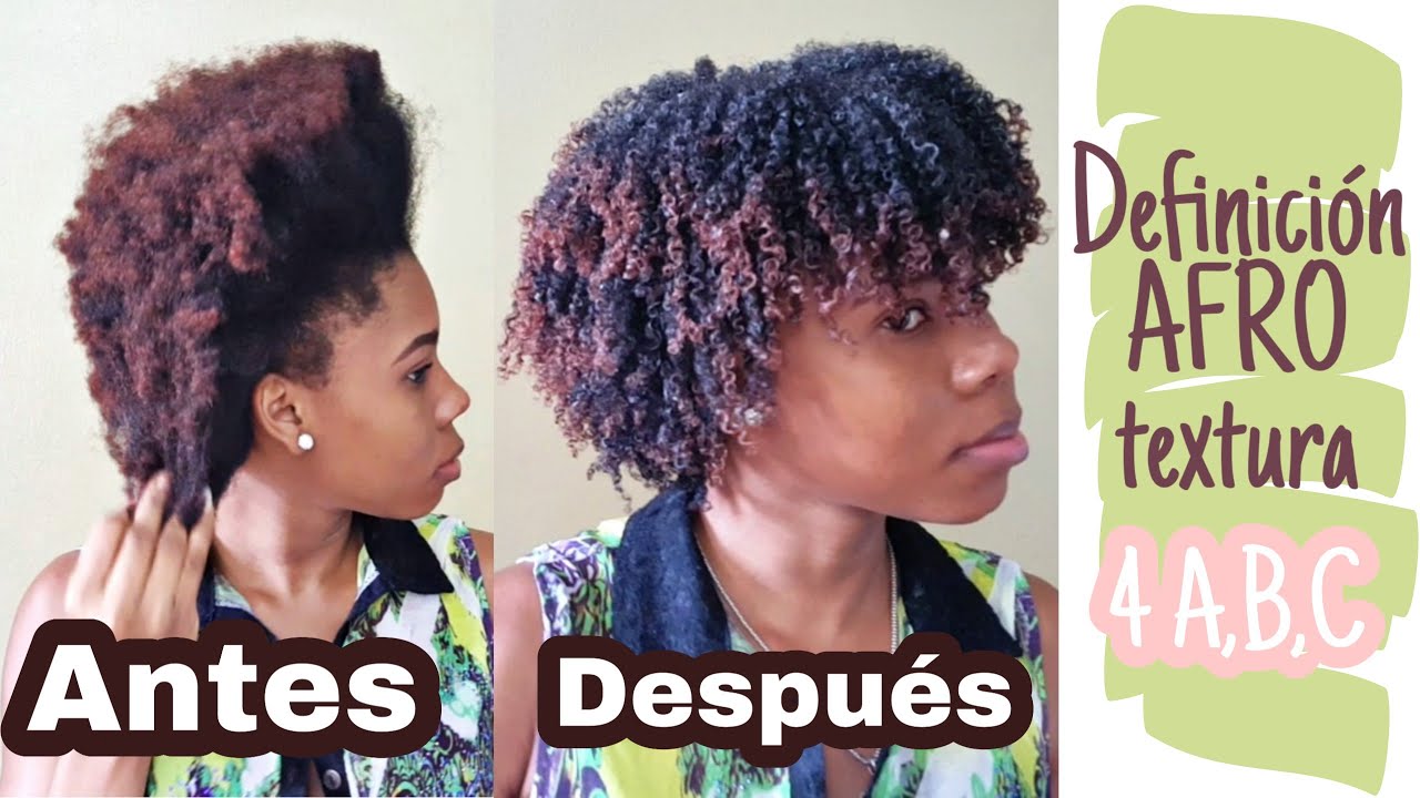 DEFINICIÓN DE RIZOS en afro textura 4 a,b (método shinglin) |Afro mery🌸