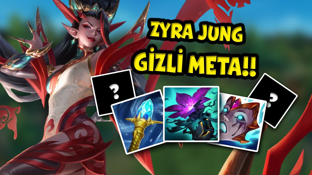 YENİ META ZYRA JUNGLE DÜŞÜNMEDİĞİNİZ KADAR GÜÇLÜ !!! | Apophis