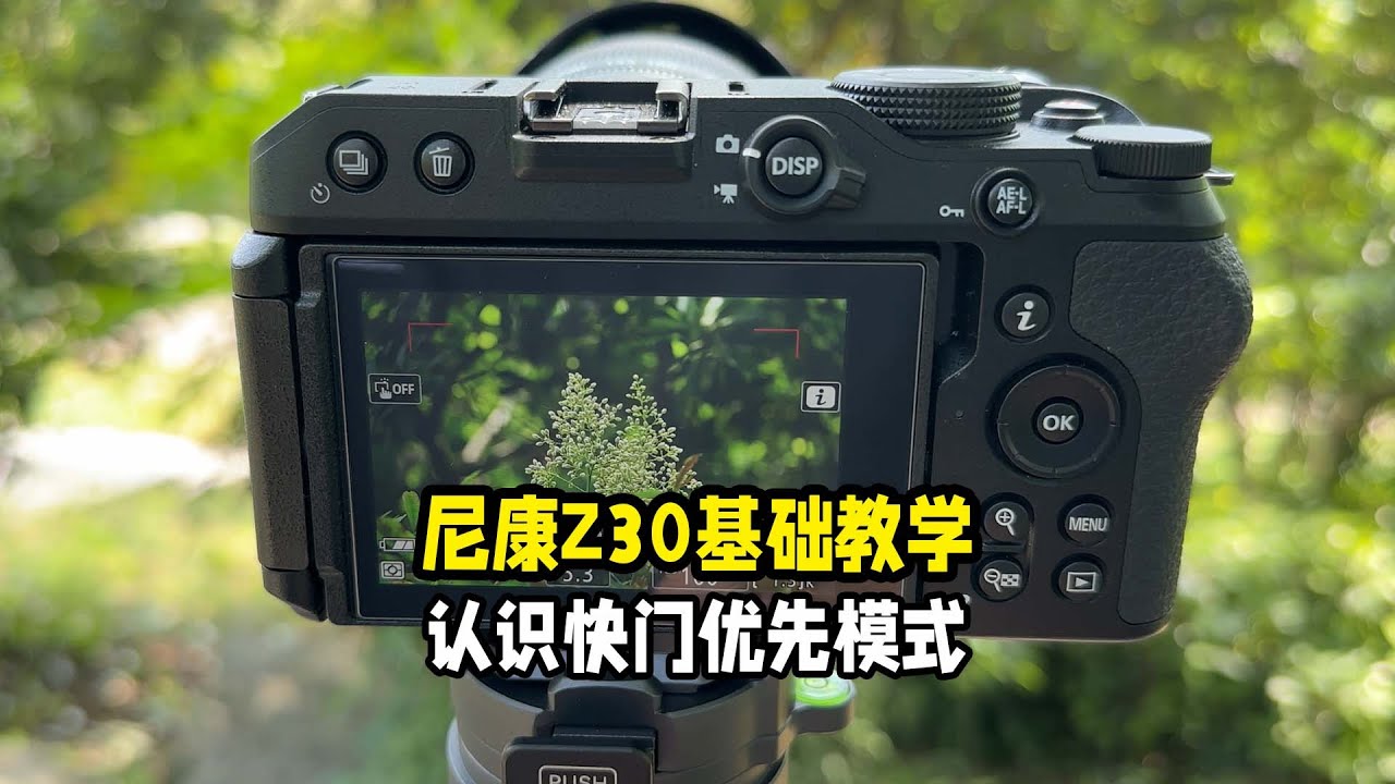 尼康Z30基础教学认识快门优先模式