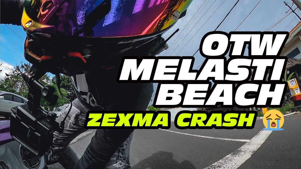 ZX25R ZEXMA // ZEXMA CRASH 😭😭😭  10 MOTOR ZX25R EXPLORE BALI // OTW PANTAI MELASTI