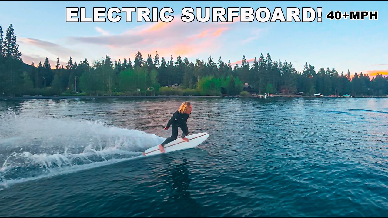 ELECTRIC SURFBOARD Goes 40+ MPH!