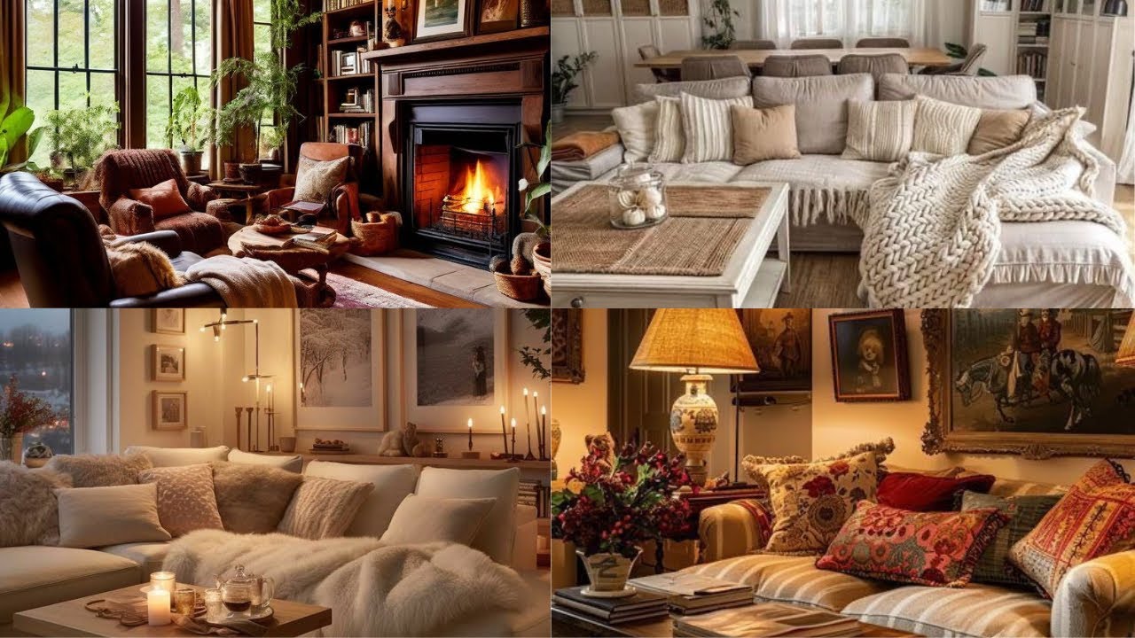Transform Your Space/Cozy Living Room Ideas for Ultimate Comfort #decor #winter
