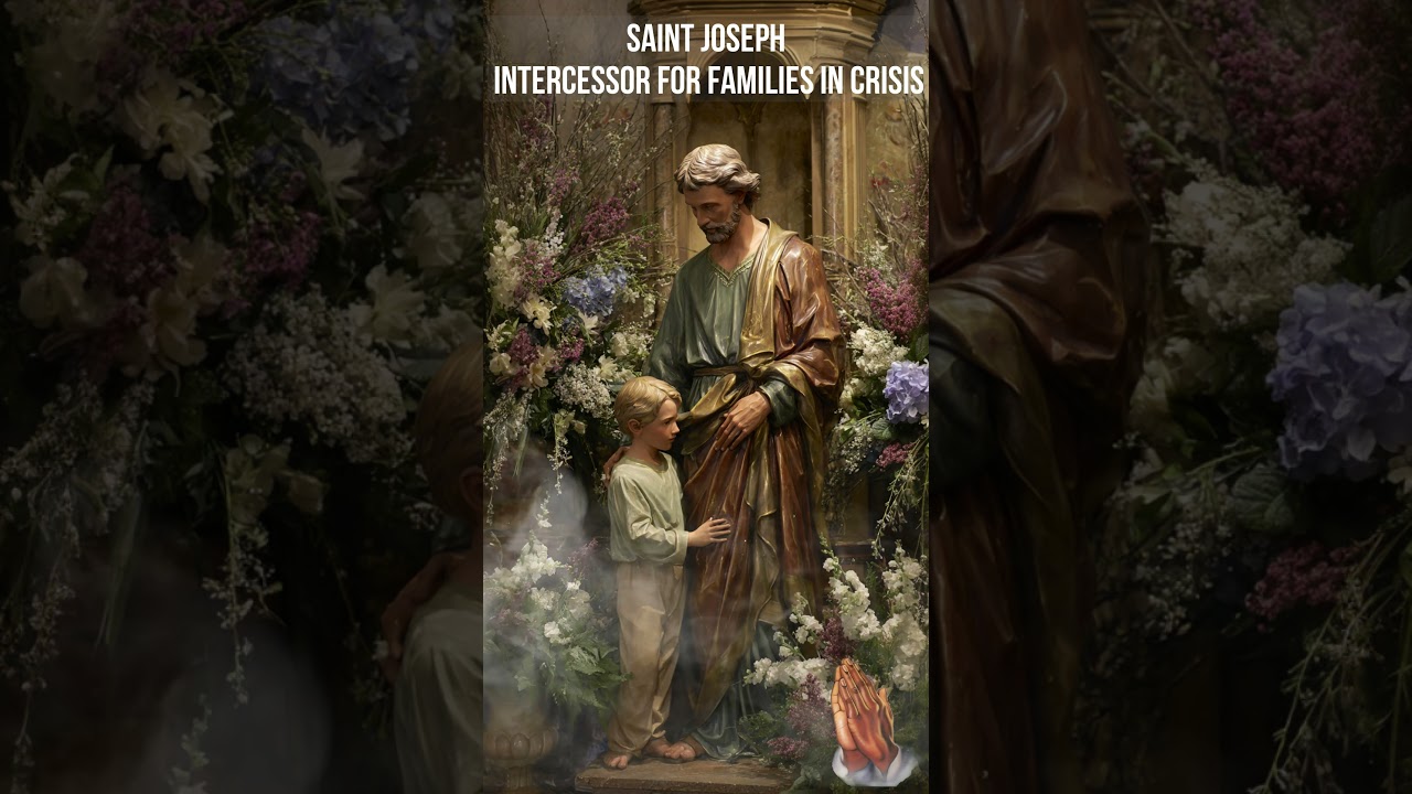 🏠 Saint Joseph, Intercessor for Families in Crisis | A Prayer for Healing & Protection 🙏🕊️