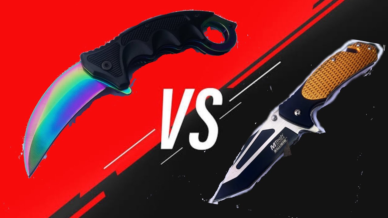 Karambit VS Navaja tactica I &iquest;Cu&aacute;l es mejor para defensa ?