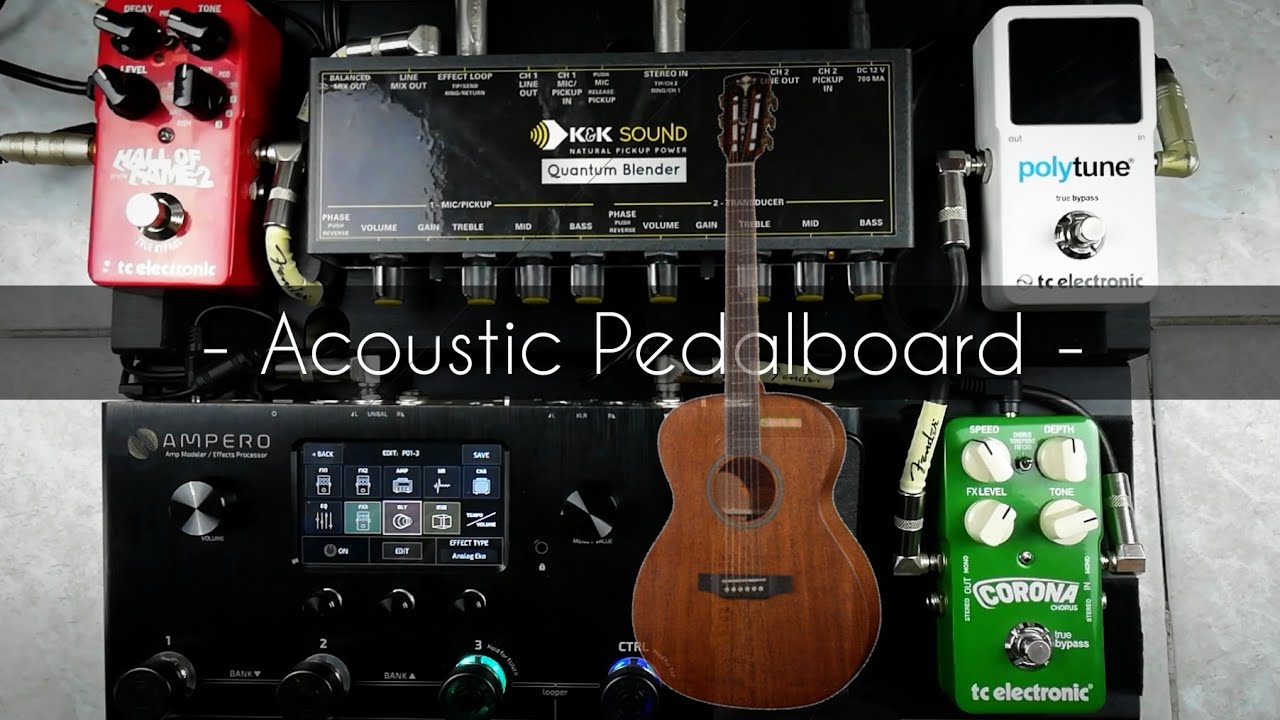 รีวิว Acoustic Pedalboard (บอร์ดเอฟเฟคกีต้าร์โปร่งไฟฟ้า)