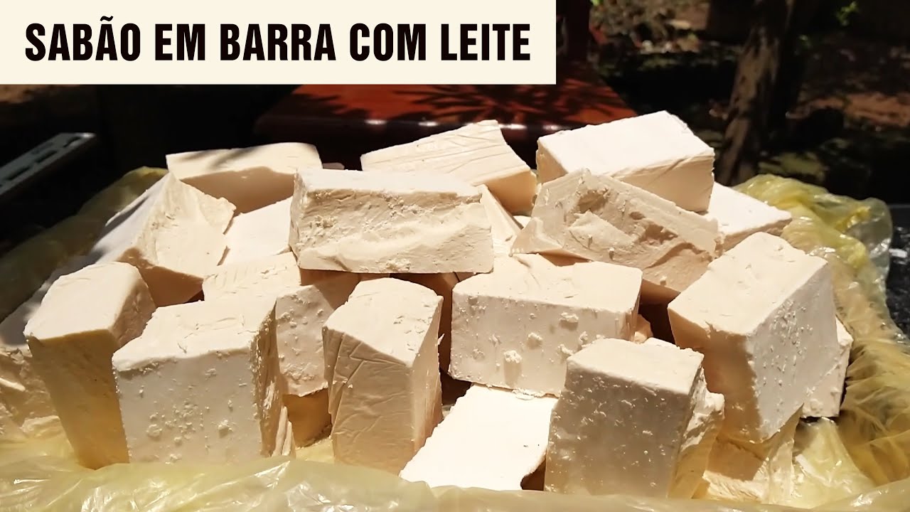 COMO FAZER SABÃO CASEIRO COM LEITE - FATURE MUITO - Nosso Sítio Nosso Sonho