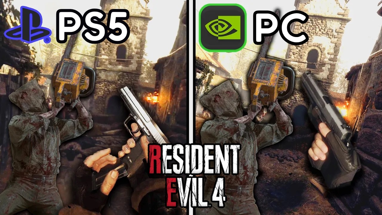 PS5 vs PC - RE4 Remake VR Graphics Comparison