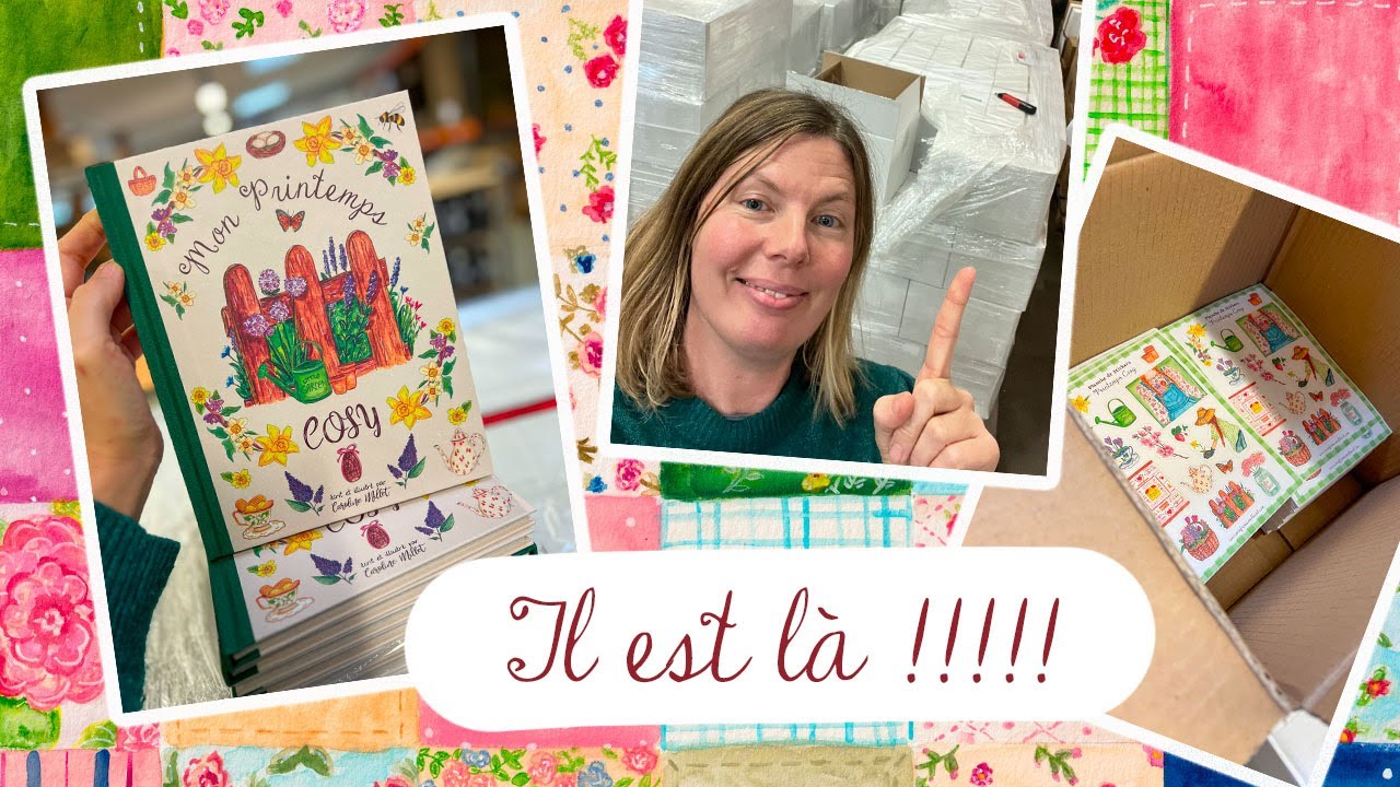 #VLOG51 🌼 Réception du livre !!! Collection de printemps et Patchwork ! 🌼
