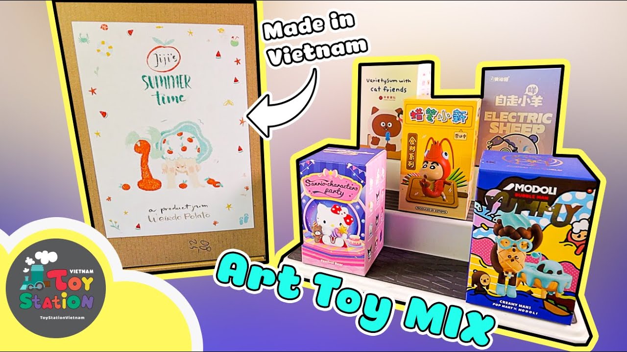 Nhẹ nhàng bay bổng với đồ chơi nghệ thuật series Art Toy Mix ToyStation 616