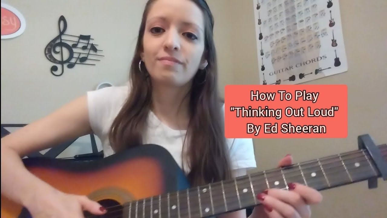 EASY COVER TUTORIAL: How To Play Thinking Out Loud By Ed Sheeran #guitartutorial #cover #edsheeran 