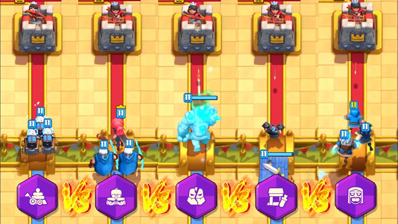 Which Purple Modified Card Destroy Royale Tower? Clash Royale