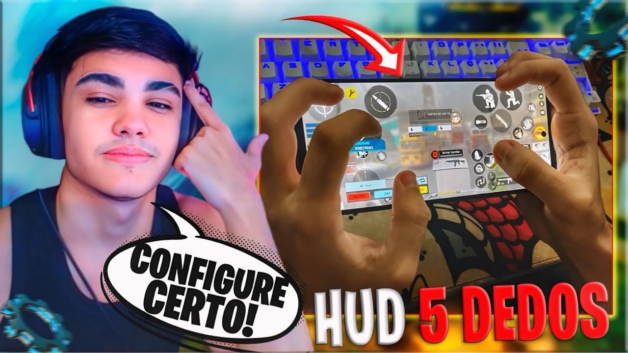 A MELHOR HUD de 5 DEDOS no COD MOBILE! (DICAS COM UM COACH PROFISSIONAL) ✅