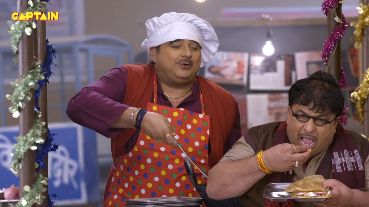 दरोगा पिंकी ने पुलिस की नौकरी छोड खोली जब छोले भठूरे की दुकान || Jijaji Chhat Per Hai || E.P. 260