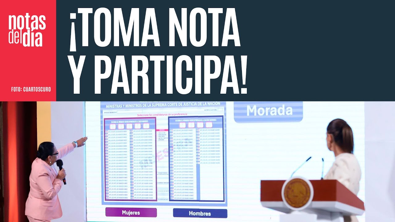 ¿No sabes cómo votar en la elección judicial? Segob te explica paso a paso el proceso