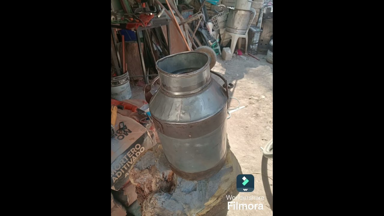 Reparación de bote para leche 🐮