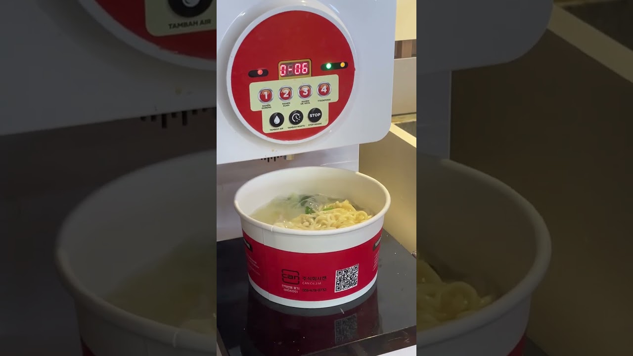 Eat noodles at the big Circle K! 