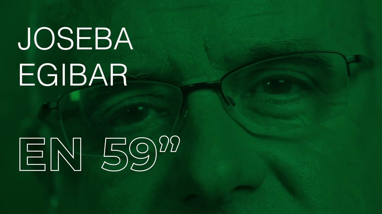 Joseba Egibar, en 59 segundos