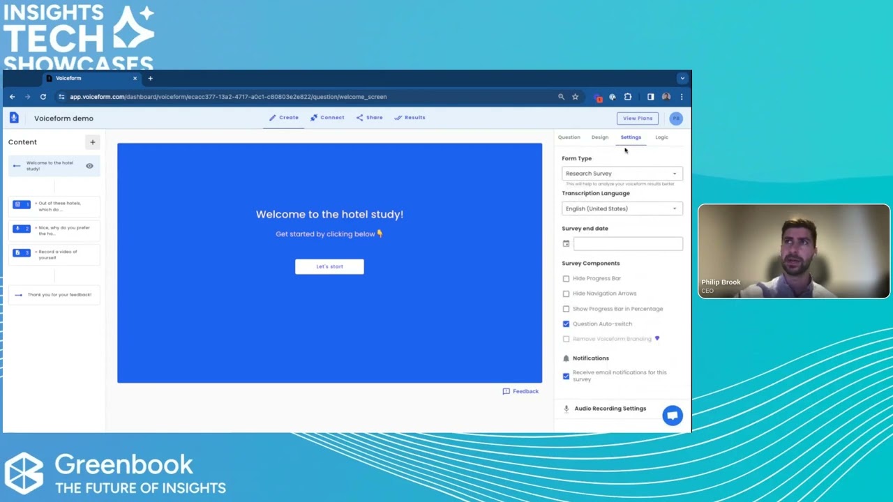 Greenbook IIEX Insights Tech Showcase - Voiceform