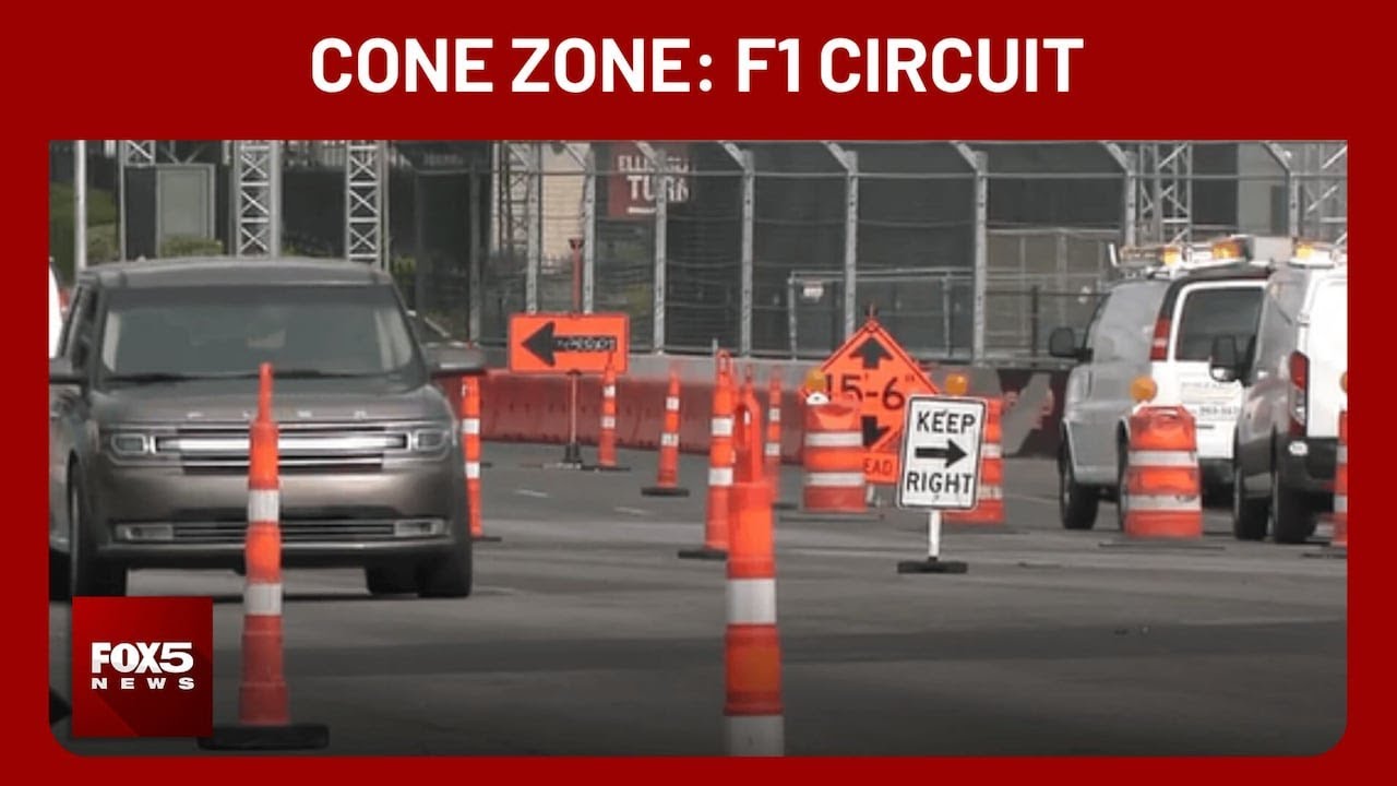 Cone Zone: Strip road closures ahead of Formula 1 Las Vegas Grand Prix