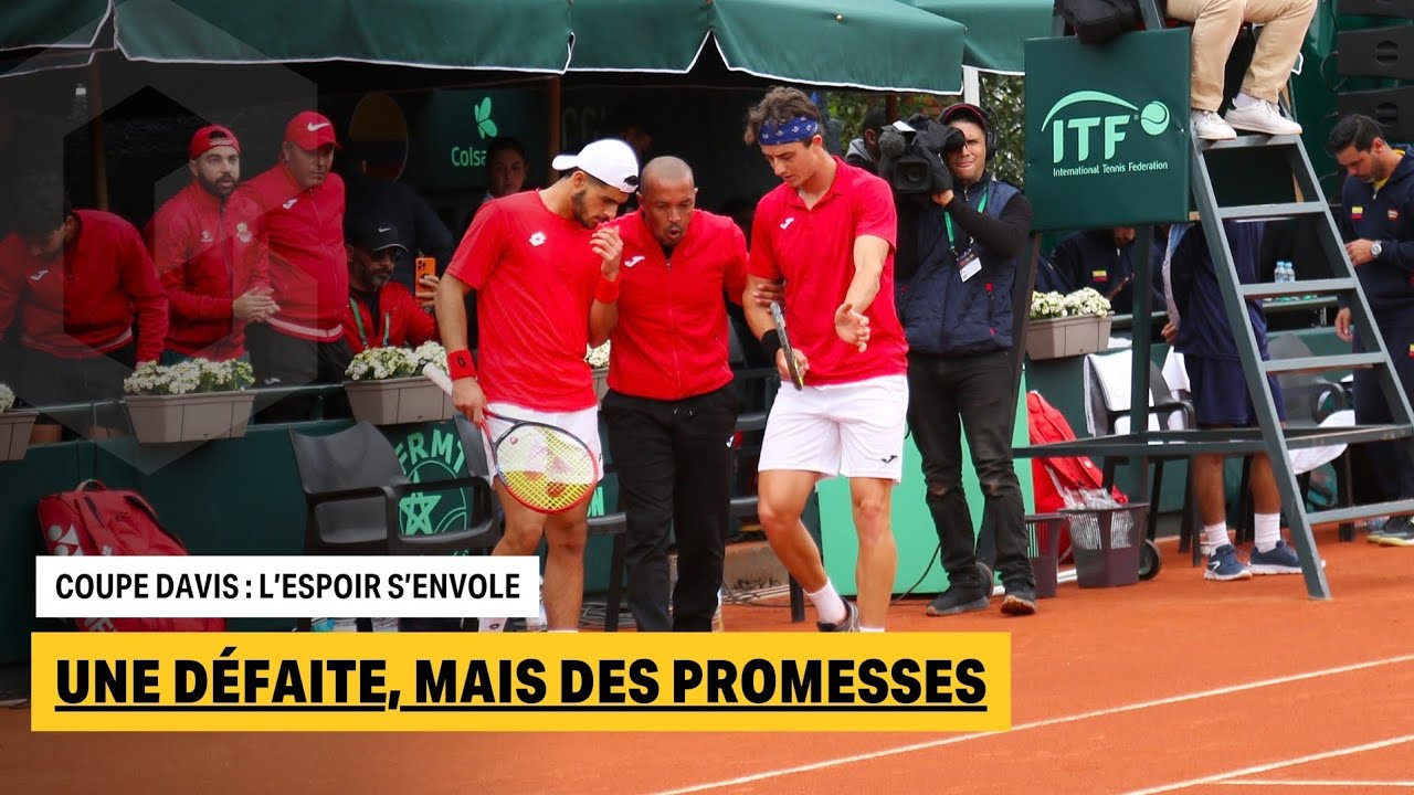Coupe Davis : le Maroc s’incline face à la Colombie et manque le Groupe I mondial 