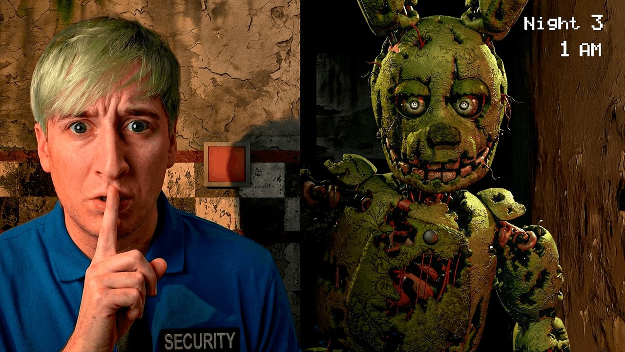 Схожу с ума, впервые играя в FNAF 3!