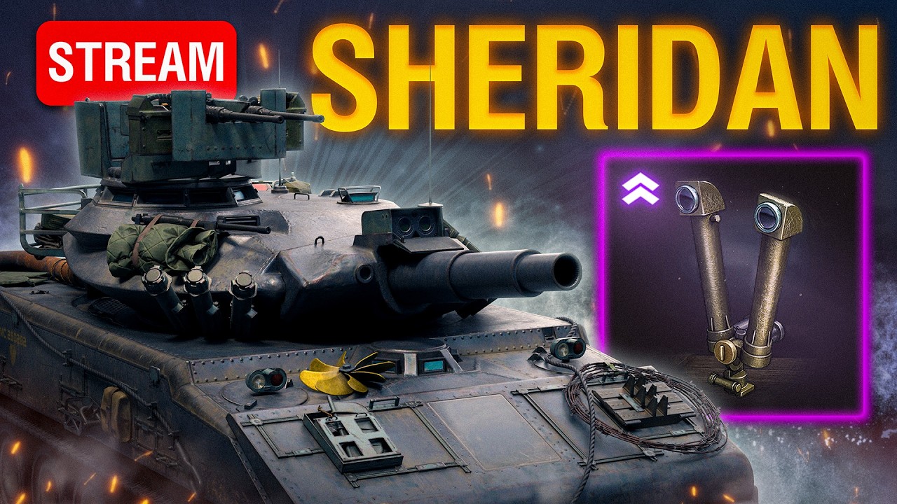 Marking bazooka Sheridan with 588m view range