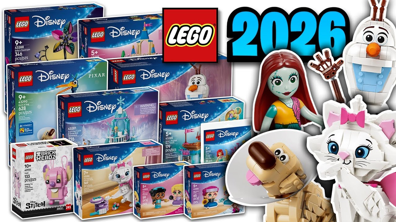 Наборы LEGO Disney 2026 официально представлены