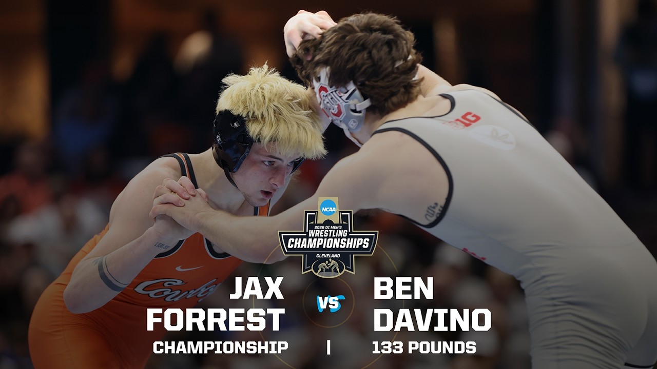 Jax Forrest vs. Ben Davino: 2026 NCAA wrestling championship (133 pounds)