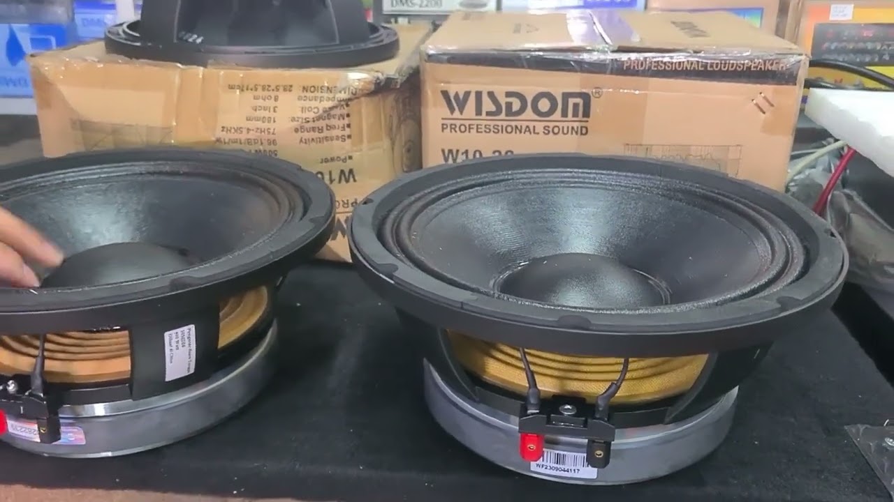 Wisdom 10 inch w10-26 raja midle dangdut saat ini! cek comparasion nya wisdom 10" Versus B&C 10 MD26