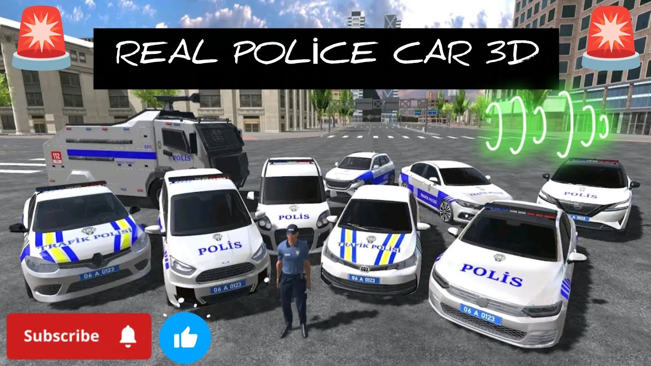 🚨 REAL POLİCE CAR 3D 🚨🚔Simulator Game #android #automobile #gündem #policegames #sımulator