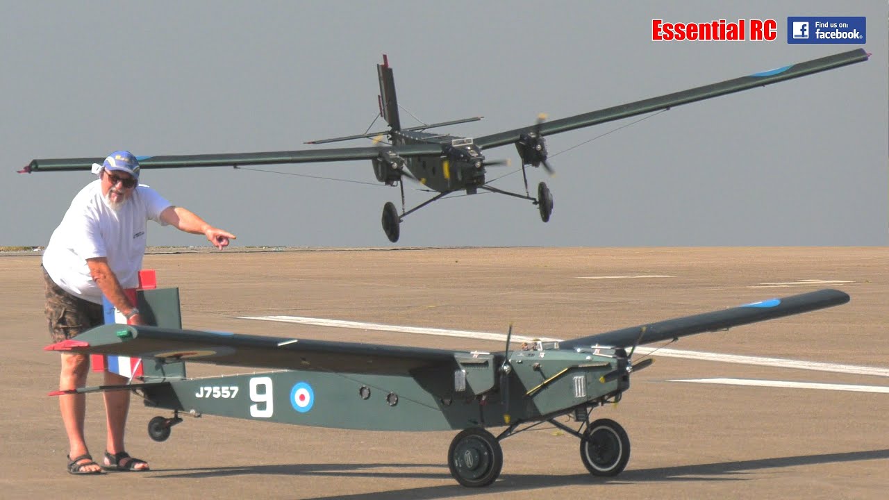 RIDICULOUSLY LARGE WINGSPAN !!! 'BEARDMORE INFLEXIBLE' RC BOMBER !