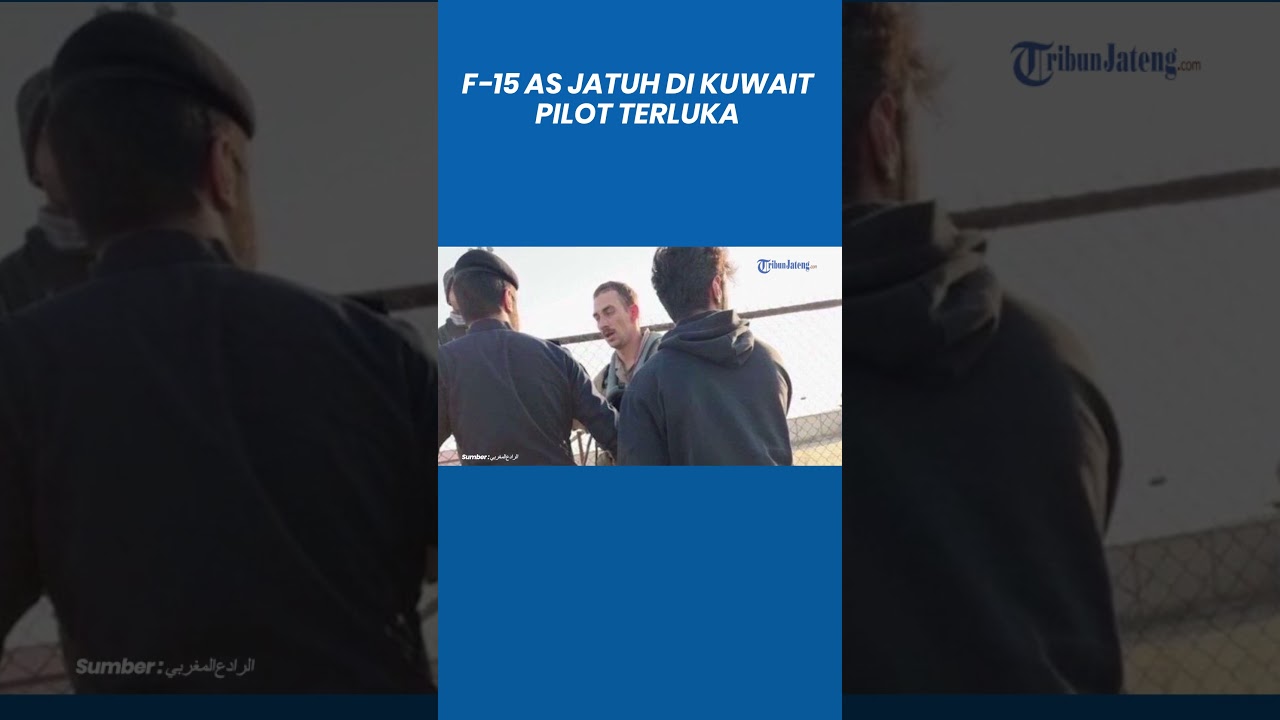Jet Tempur F-15 AS Jatuh di Kuwait, Pilot Terluka Diselamatkan Warga